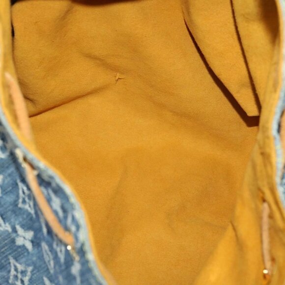 LOUIS VUITTON Monogram Denim Sac A Dos GM Backpack Blue M95056 LV Auth 30454A - Picture 11 of 16